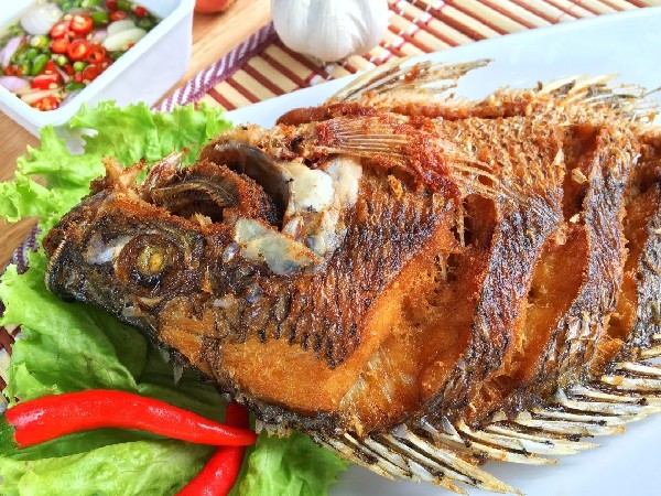 ปลานิลคั่วพริกเกลือ(รับ ส.3 มค.69)